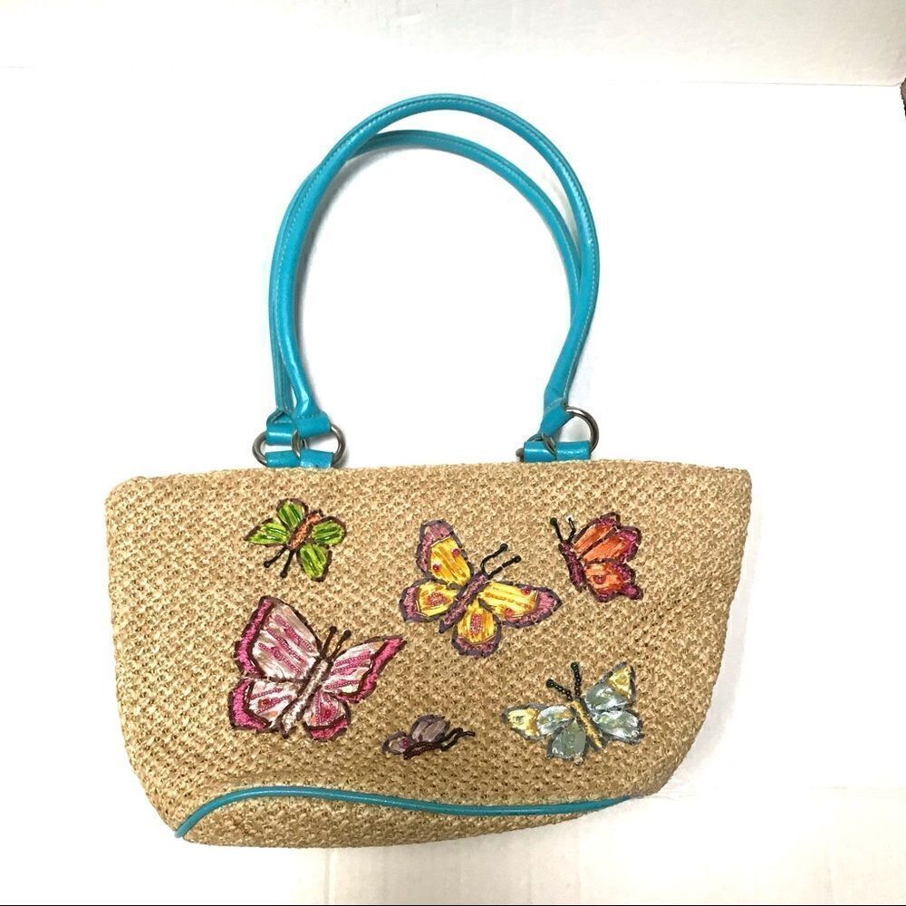 ‎Unbranded woven butterfly handbag/shoulder bag